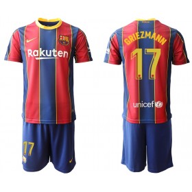 Camisolas de Futebol FC Barcelona Antoine Griezmann 17 Criança Equipamento Principal 2020/21 Manga Curta